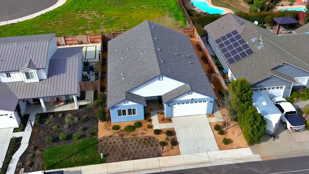 Aerial View — New Construction in Winters, CA — Keystone Building Services