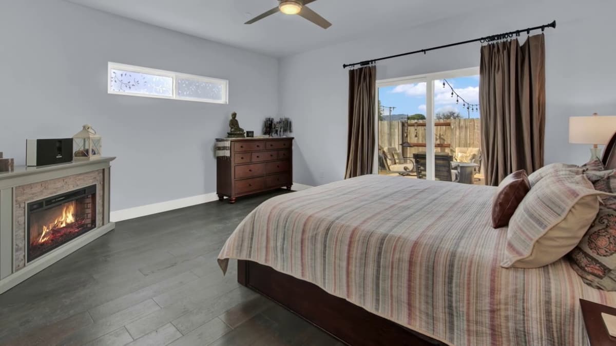 Master Bedroom with Fireplace in Sacramento, CA — Keystone Building Services